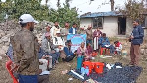 घोडाघोडीमा बोर्डो मिश्रण तथा बोर्डो पेस्ट प्रयोगसम्बन्धी दुईदिने कृषक तालिम सञ्चालन