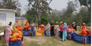 कैलालीका चार स्थानीय तहमा विपद् उद्धार सामग्री वितरण