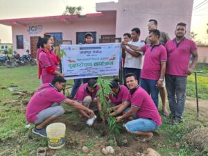 जोशीपुर जेसीजद्वारा वृक्षरोपण विश्व वातावरण दिवसको अवसरमा